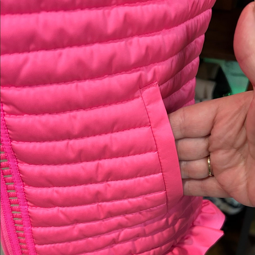 Lilly Pulitzer Pink Ruffle Vest - Picture 7 of 10